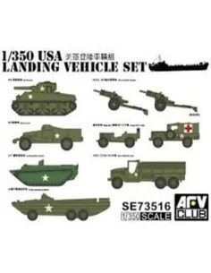 US WW2 Vehicle Set, 1/350 - AFV-Club SE73516