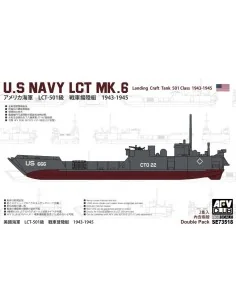 U.S. Navy LCT MK.6 landing Craft Tank 501 Class 1943-1945, 1/350 - ...