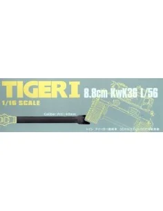 Tigeri 8.8cm KwK36 L/56 Caliber: 6mm, 1/16 - Hobby Fan HF026