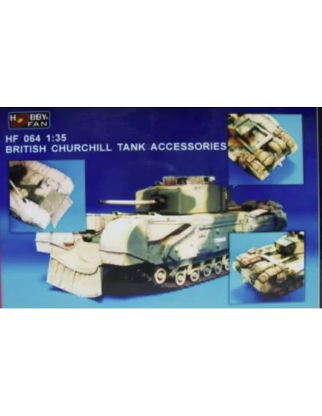 British Churchill Tank Accessories, 1/35 - Hobby Fan HF064