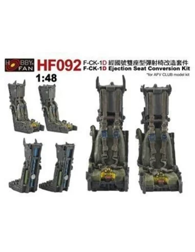 F-CK-1D Ejection Seat Conversion kit for AR48109, 1/48 - Hobby Fan ...