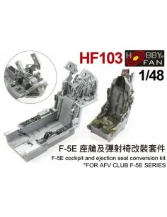 F-5E cockpit & ejection seat conversion kit, 1/48 - Hobby Fan HF103