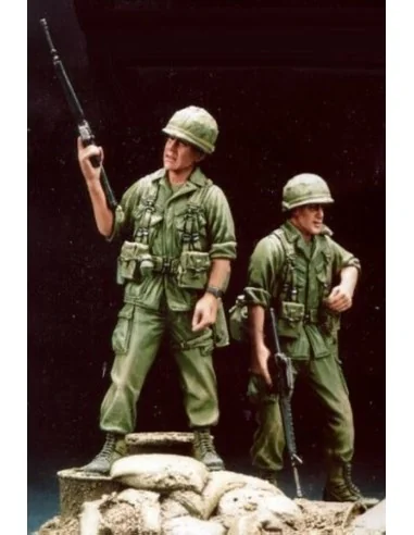 196th Inf Bde safeguards Vietnam ´68 w/B, 1/35 - Hobby Fan HF502