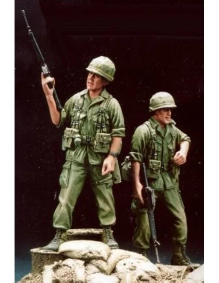 196th Inf Bde safeguards Vietnam ´68 w/B, 1/35 - Hobby Fan HF502