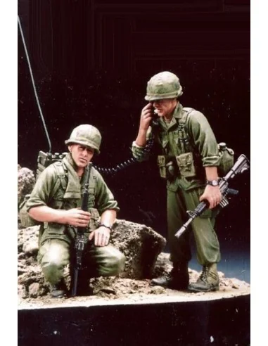 101st Abn Div Radio Unit Vietnam ´68 w/B, 1/35 - Hobby Fan HF503