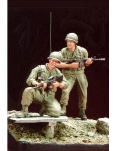 U.S. Marines Battle of Hue 1968(4)w/base, 1/35 - Hobby Fan HF511