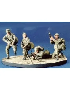 R.O.C. Marine Team- 4 Figures with Base, 1/35 - Hobby Fan HF512