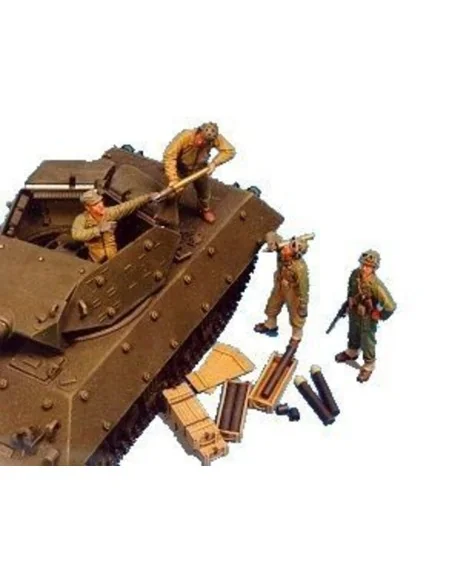 U.S. M10/M18 Tank Crew-4 Fig.&Suppl.AMMO, 1/35 - Hobby Fan HF522