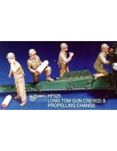 Long Tom Gun Crew(2) & Propelling Change, 1/35 - Hobby Fan HF525