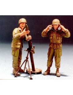 U.S. V.N. war M29 81mm Mortar w/Crew, 1/35 - Hobby Fan HF531