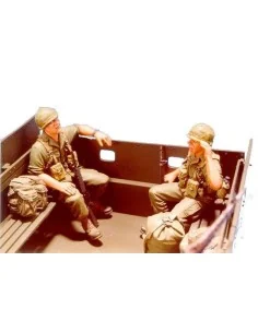 Gun truck crew (2)- 2 Figures, 1/35 - Hobby Fan HF533