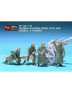 German Eastern Front FH18 gun crew(1) 4F, 1/35 - Hobby Fan HF548