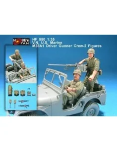 V.N U.S. Marine M38A1 driver gunner-2Fig, 1/35 - Hobby Fan HF550