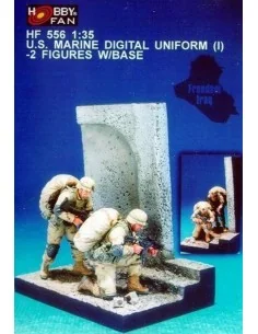 U.S. Marine digital uniform (1)- 2F. w/B, 1/35 - Hobby Fan HF556
