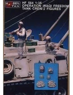 Operation Iraqi Freedom Tank Crew-2 Fig., 1/35 - Hobby Fan HF564