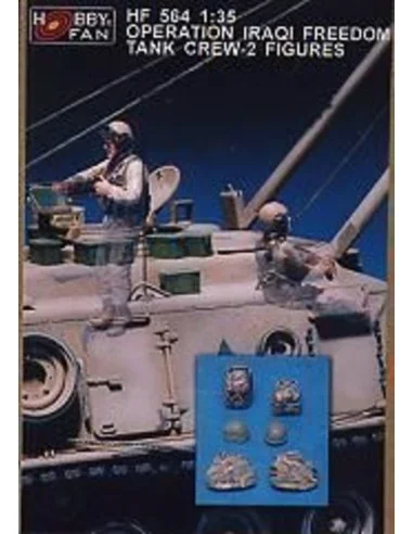 Operation Iraqi Freedom Tank Crew-2 Fig., 1/35 - Hobby Fan HF564