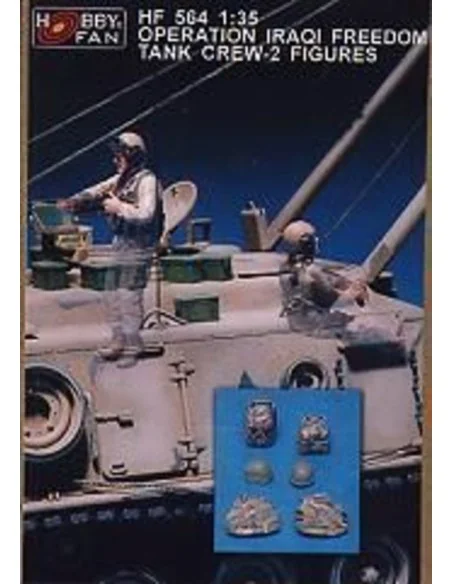 Operation Iraqi Freedom Tank Crew-2 Fig., 1/35 - Hobby Fan HF564