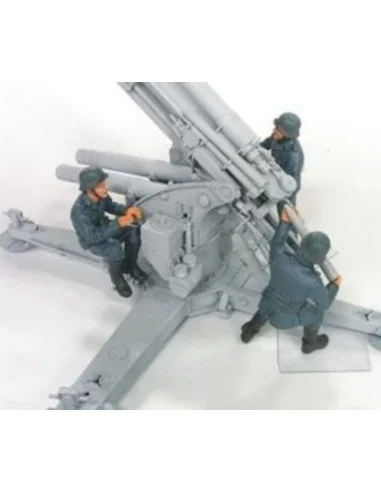 88mm Flak Crew Set 2(Luftwaffe)-3 Fig., 1/35 - Hobby Fan HF569