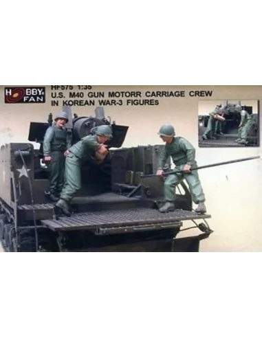 U.S. M40 Gun Motor Carri. in Kor.W./3Fig, 1/35 - Hobby Fan HF575