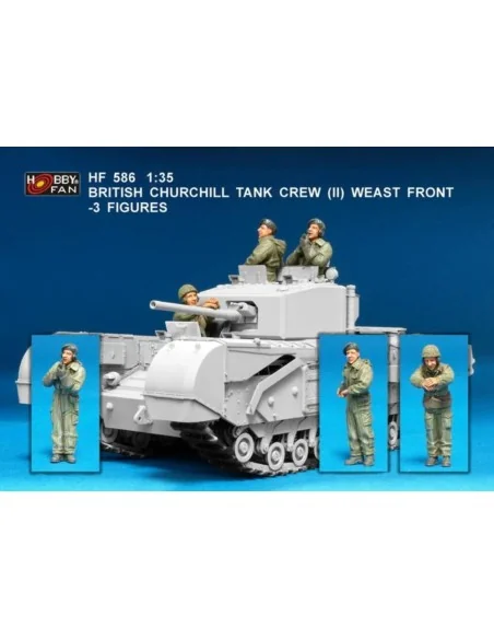 Brit. Church. Tank Cr. (II) West Fr./3F, 1/35 - Hobby Fan HF586