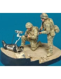 Ranger Reconn. "OIF" ISAF- 2Fig w/Robot, 1/35 - Hobby Fan HF594