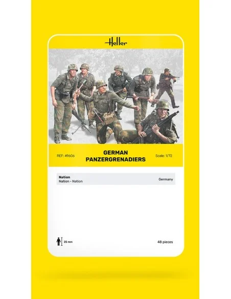 German Panzergrenadiers, 1/72 - Heller 49606