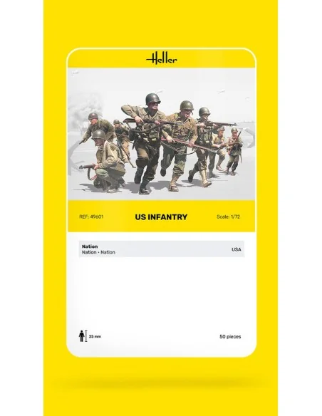US Infantry, 1/72 - Heller 49601