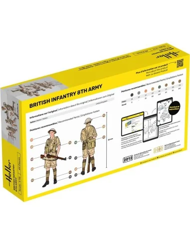 Britische Infanterie 8. Armee, 1/72 - Heller 49609