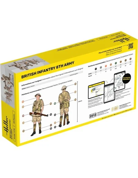 Britische Infanterie 8. Armee, 1/72 - Heller 49609