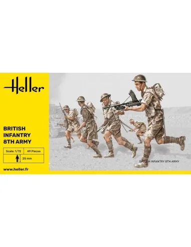 Britische Infanterie 8. Armee, 1/72 - Heller 49609
