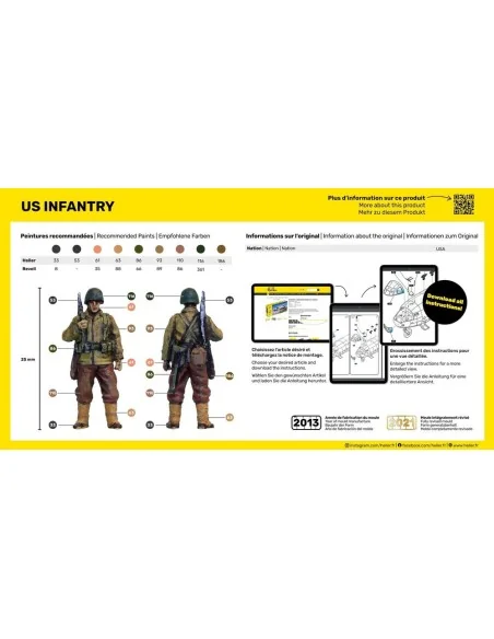 US Infantry, 1/72 - Heller 49601