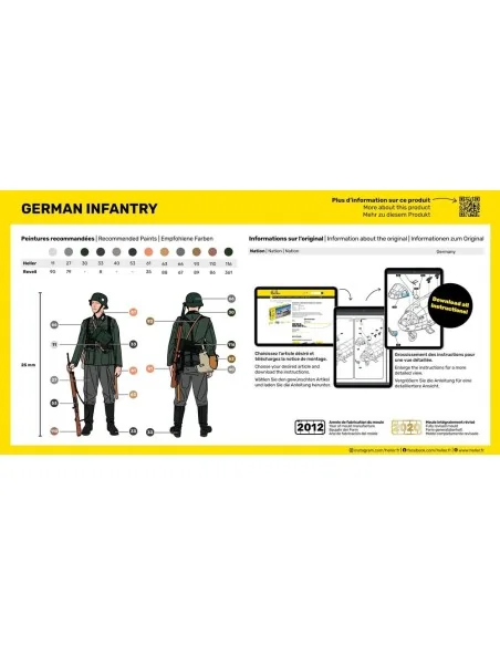 German Infantry, 1/72 - Heller 49605