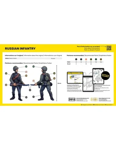 Russian Infantry, 1/72 - Heller 49603