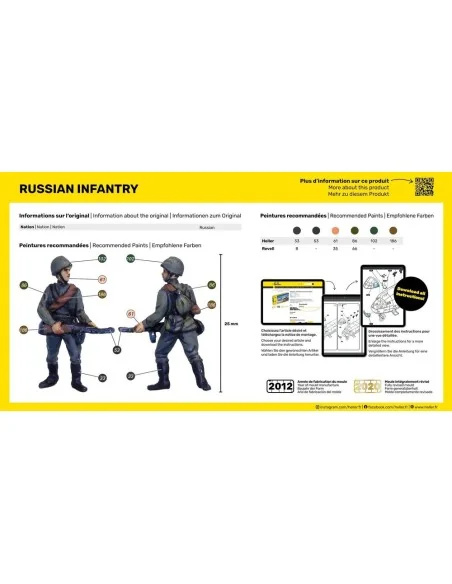 Russian Infantry, 1/72 - Heller 49603