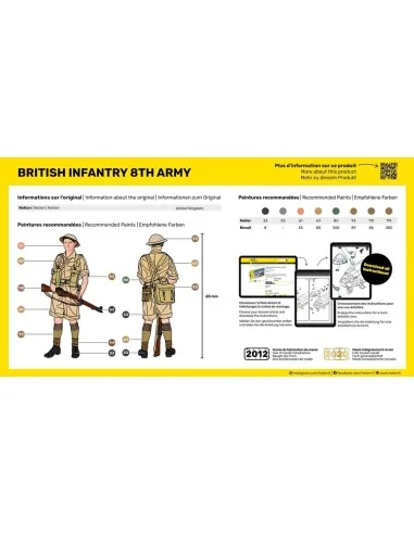 Britische Infanterie 8. Armee, 1/72 - Heller 49609