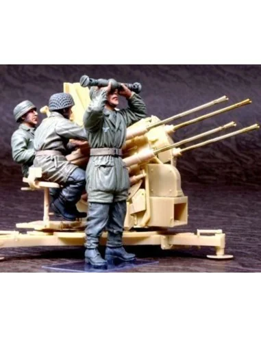 German Fallschirmjäger operating Flak 38, 1/35 - Hobby Fan HF700