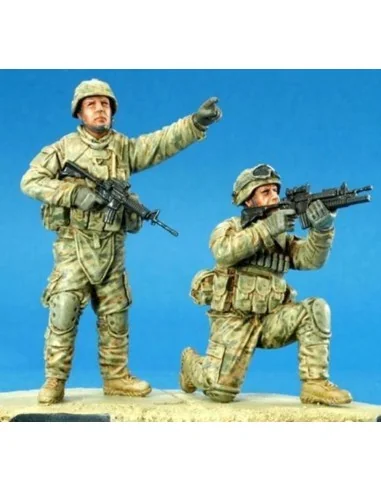 U.S. Stryker Brigade OIF ACU crew I, 1/35 - Hobby Fan HF701