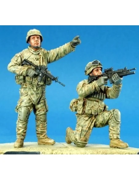 U.S. Stryker Brigade OIF ACU crew I, 1/35 - Hobby Fan HF701