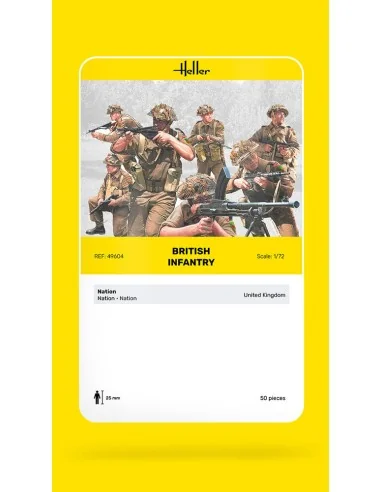 Infanterie Britannique, 1/72 - Heller 49604
