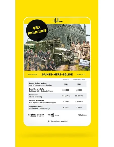 Sainte-Mère-Eglise, 1/72 - Heller 50327