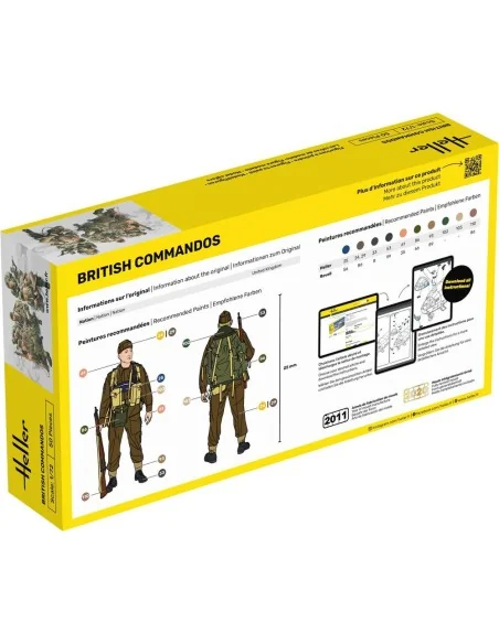 Britische Kommandotruppen, 1/72 - Heller 49632