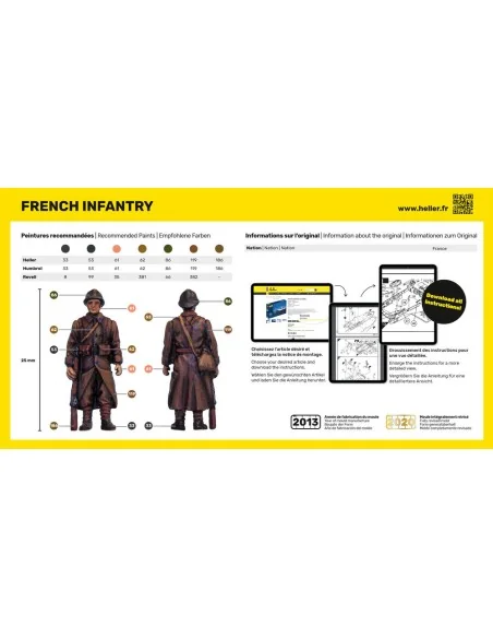 French Infantry, 1/72 - Heller 49602