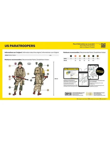 US Fallschirmjäger, 1/72 - Heller 49651