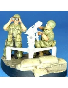 U.S. Army 105mm gun crew Vietnam war, 1/35 - Hobby Fan HF704