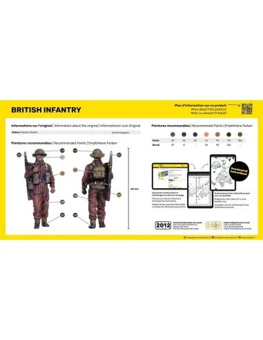 Infanterie Britannique, 1/72 - Heller 49604