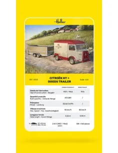 Citroen HY + Goods Trailer, 1/24 - Heller 50331