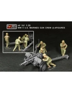 WWII U.S. Marines gun crew(set 1 4 fig.), 1/35 - Hobby Fan HF707