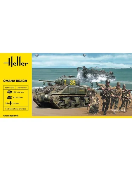 Omaha Beach, 1/72 - Heller 50332
