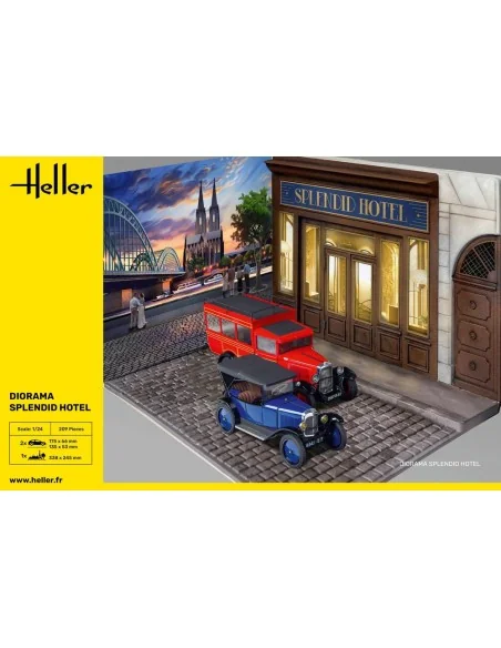 Diorama Splendid Hotel, 1/24 - Heller 50330