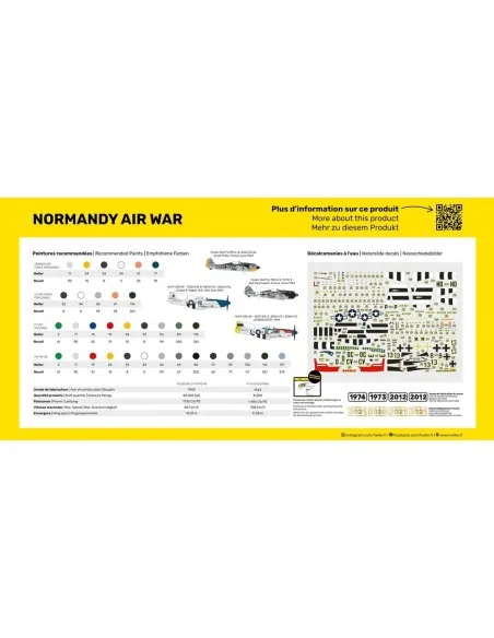 STARTER KIT Normandy Airwar, 1/72 - Heller 52329